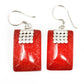 925 Silver Earrings - SQ Mini Discs - Luna Panther