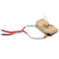 925 Silver Plated Gemstone Royal Red String Bracelet - White Howlite Chakra - Luna Panther