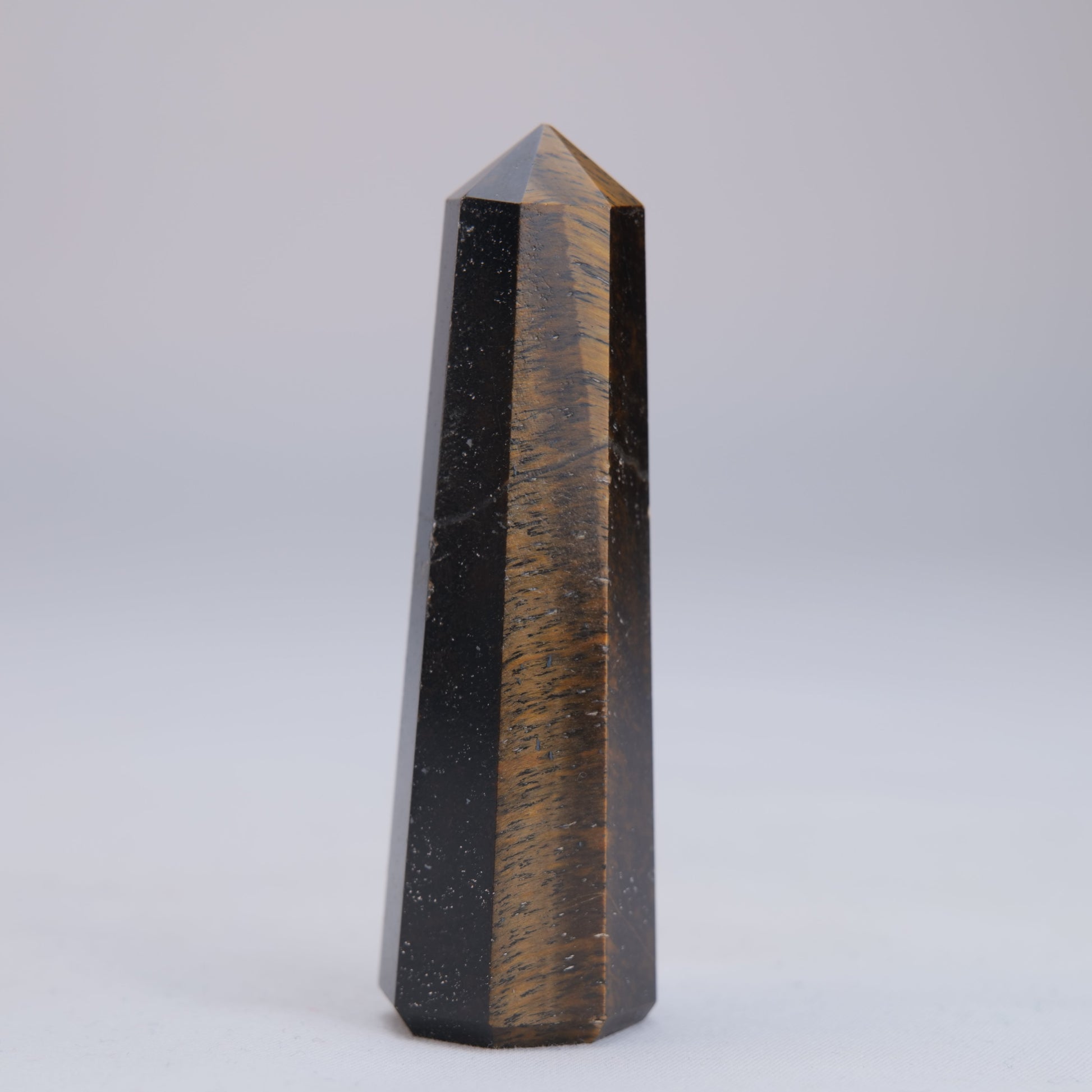 Tigers Eye Obelisk 56g natural crystal tower side-2