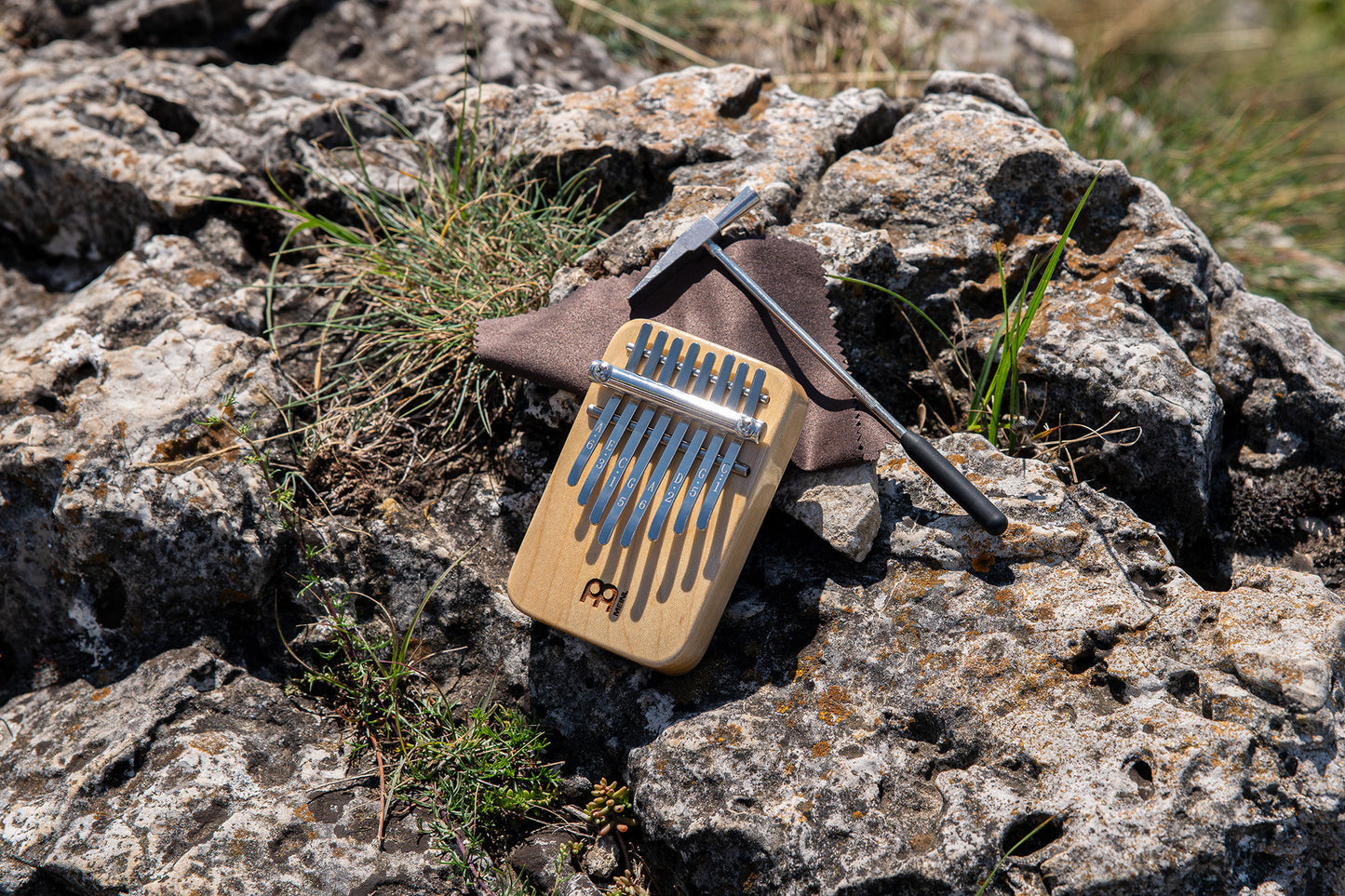 Meinl Sonic Energy Solid Kalimba - 8 notes, maple detail view 16 at Luna Panther