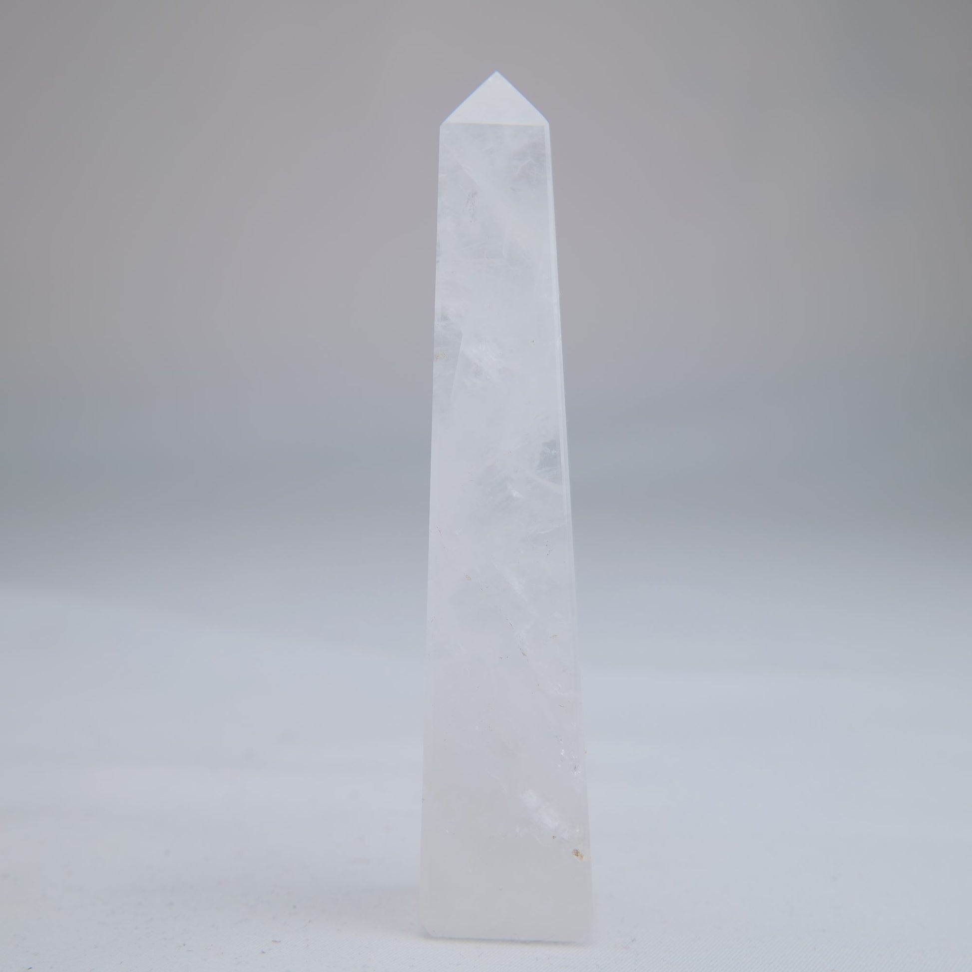 Clear Quartz Tower 71g front