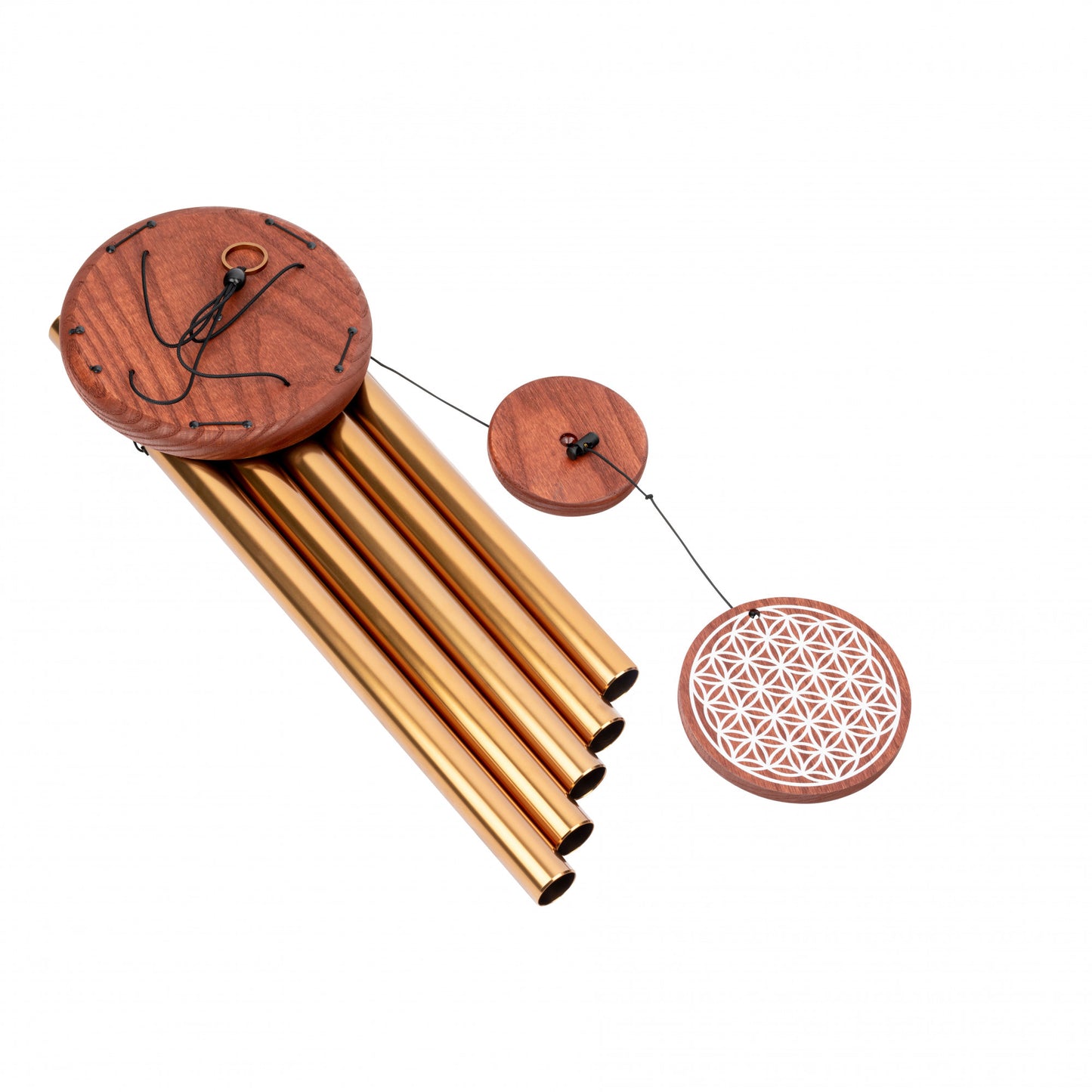MEINL Sonic Energy Flower of Life Meditation Chime 36"/90 cm - 432 Hz - Bronze detail view 9 at Luna Panther