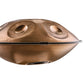 MEINL Sonic Energy Sensory Handpan, Stainless Steel, Bb2 Amara, 9 Notes, 432 Hz, Vintage copper detail view 7 at Luna Panther