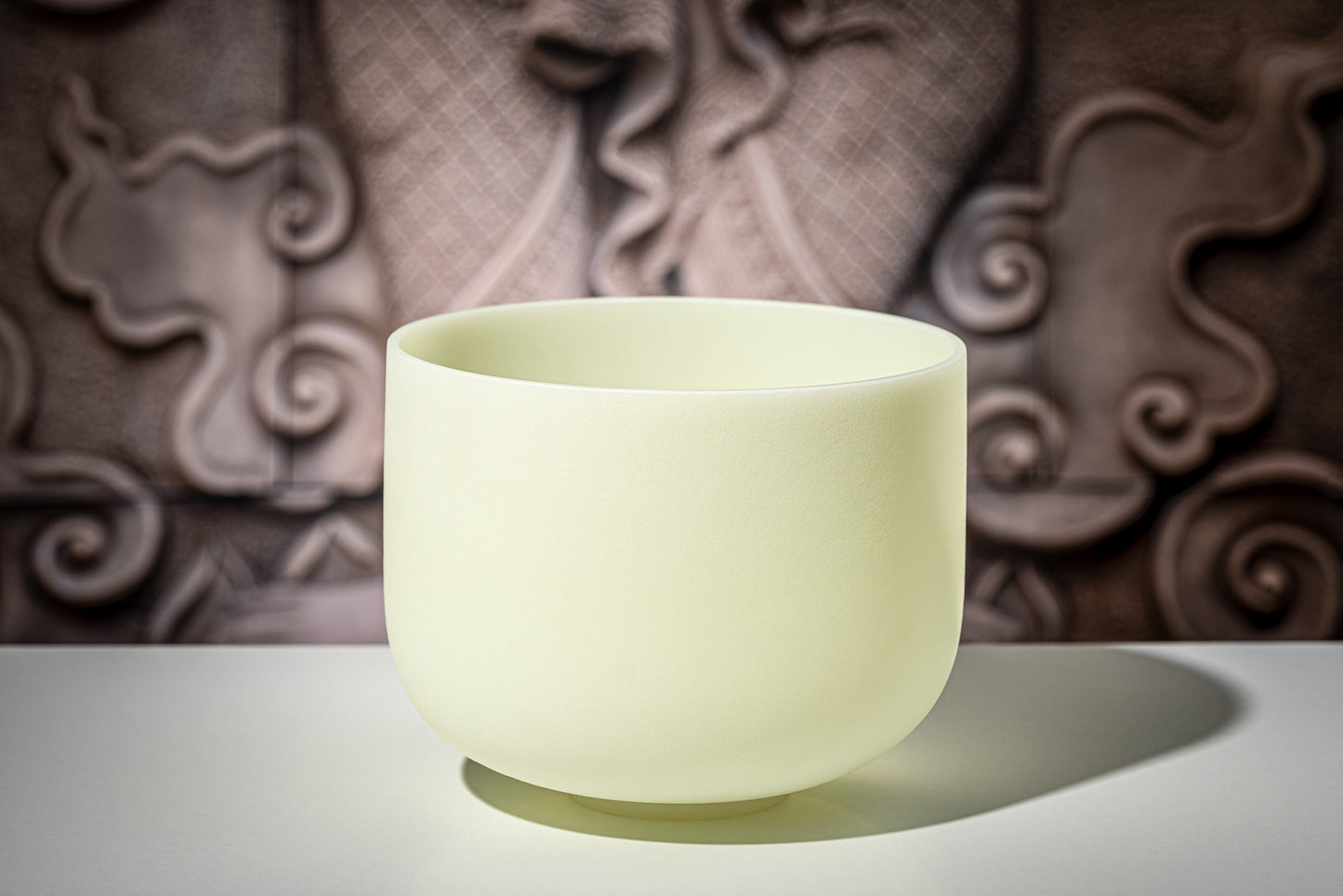 MEINL Sonic Energy Fusion Emerald Crystal Singing Bowl 10" - F4/Heart Chakra/432 Hz detail view 4 at Luna Panther