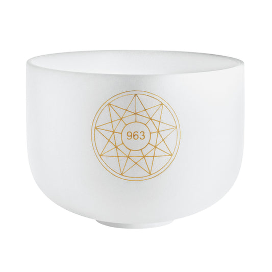 MEINL Sonic Energy Solfeggio Crystal Singing Bowl 10" - B4/963 Hz at Luna Panther