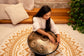 MEINL Sonic Energy Sensory Handpan Stainless Steel D Kurd 9 Notes 440 Hz - Vintage Gold detail view 4 at Luna Panther