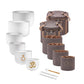 MEINL Sonic Energy 6-piece Om Crystal Singing Bowl Set at Luna Panther