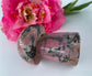 Polished Rhodonite Mushroom 195Grams featuring pink tone with black veining - Luna Panther