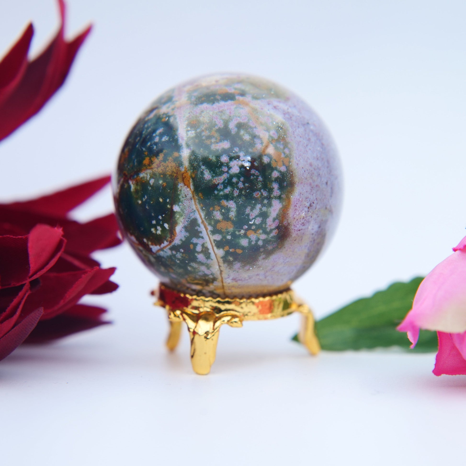 Ocean Jasper Sphere 170g at Luna Panther