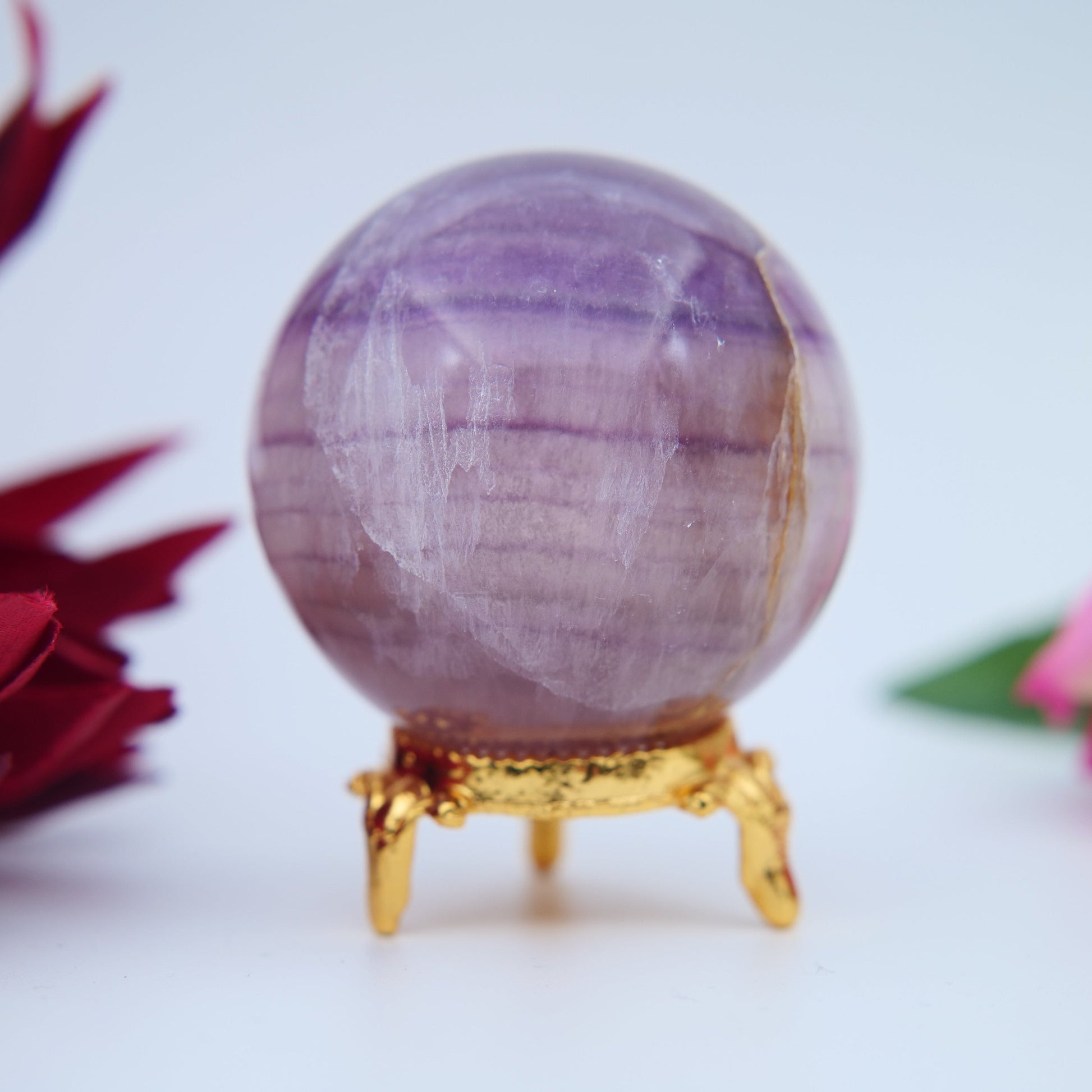 Rainbow Fluorite Sphere 252g at Luna Panther