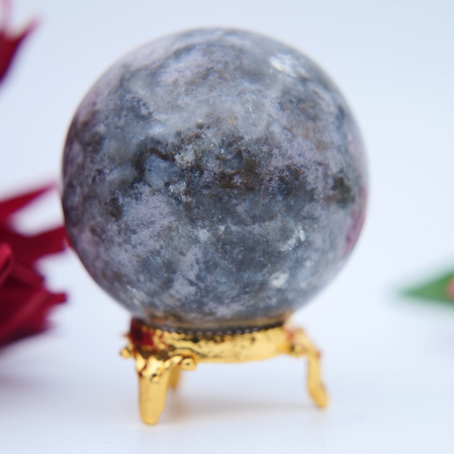 Blue Iolite Sphere 250g at Luna Panther