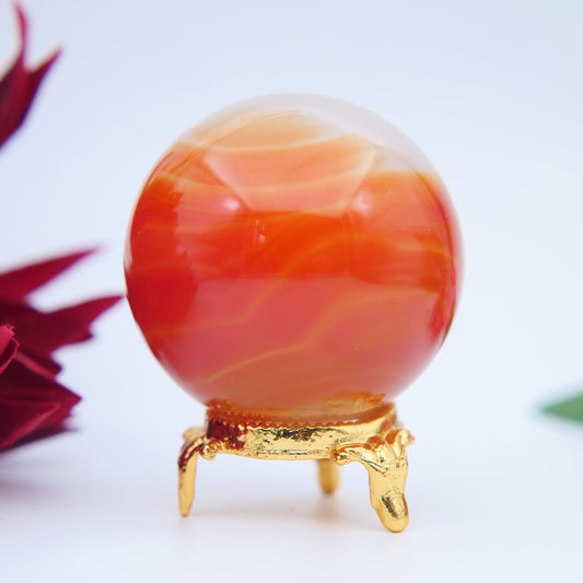 Carnelian Sphere 208g at Luna Panther