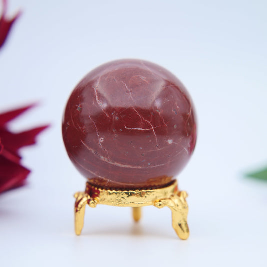 Red Jasper Sphere 125g at Luna Panther