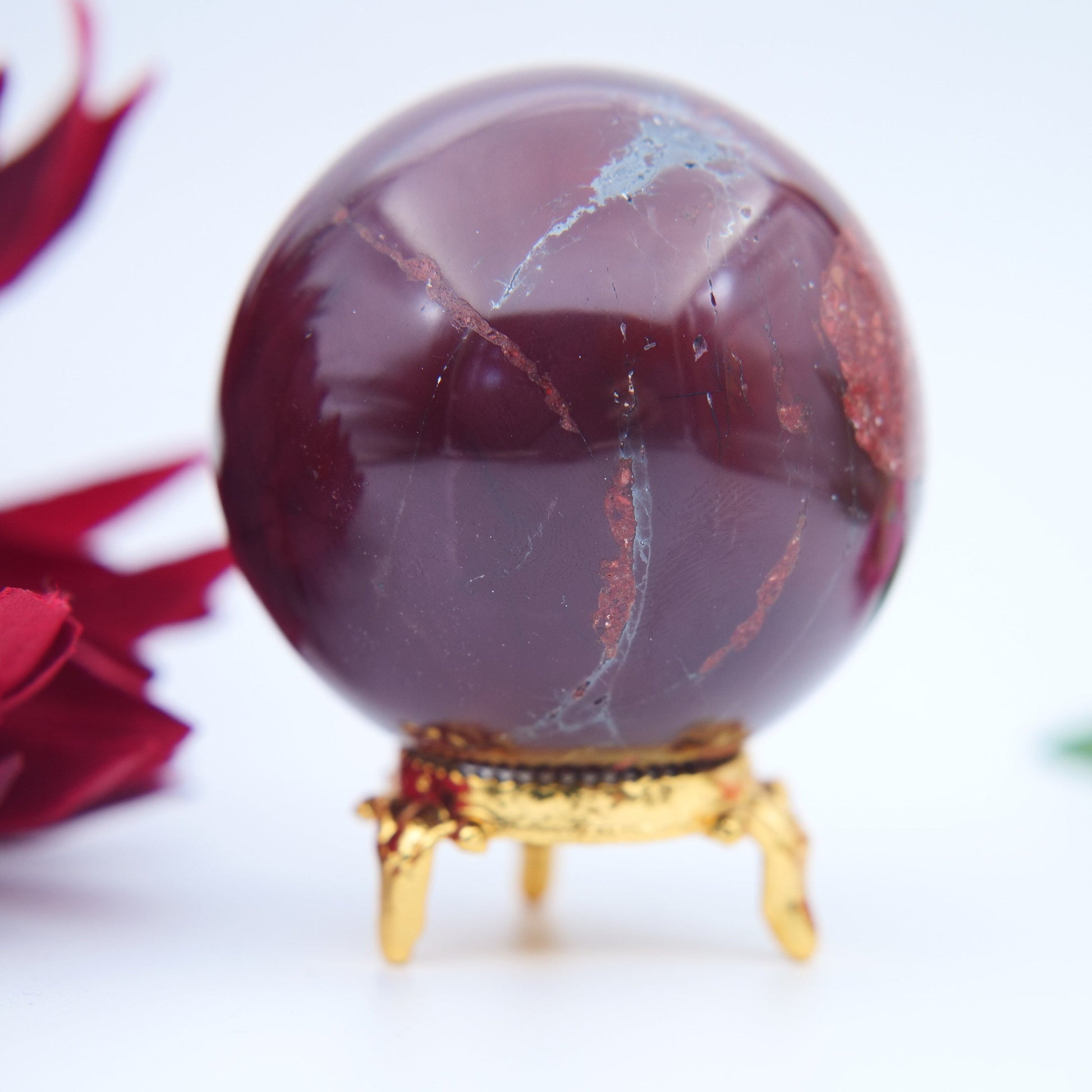Mookaite Jasper Sphere 310g at Luna Panther