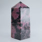 Rhodonite Tower 425g natural crystal tower side-2