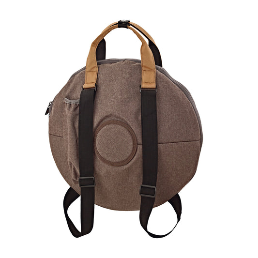 MEINL Sonic Energy Duty nylon bag for OSTD Steel Tongue Drum - Dark brown detail view 2 at Luna Panther alternate view