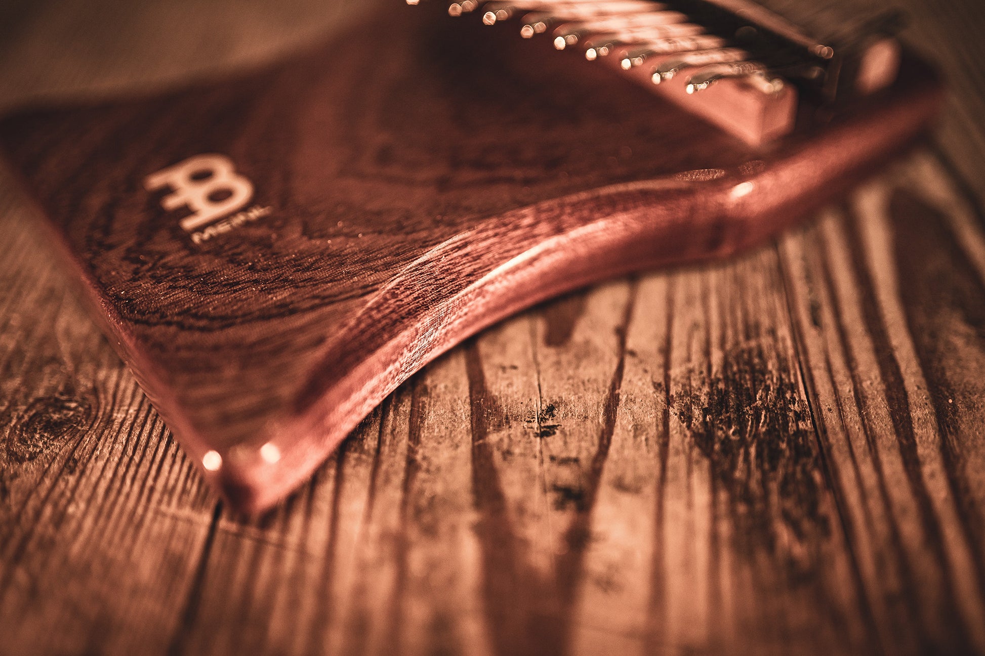Meinl Sonic Energy Solid Kalimba - 17 notes, sapele detail view 14 at Luna Panther