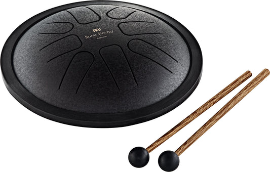 MEINL Sonic Energy Small Steel Tongue Drum 7" - F Minor/8 Notes/440 Hz - Black at Luna Panther