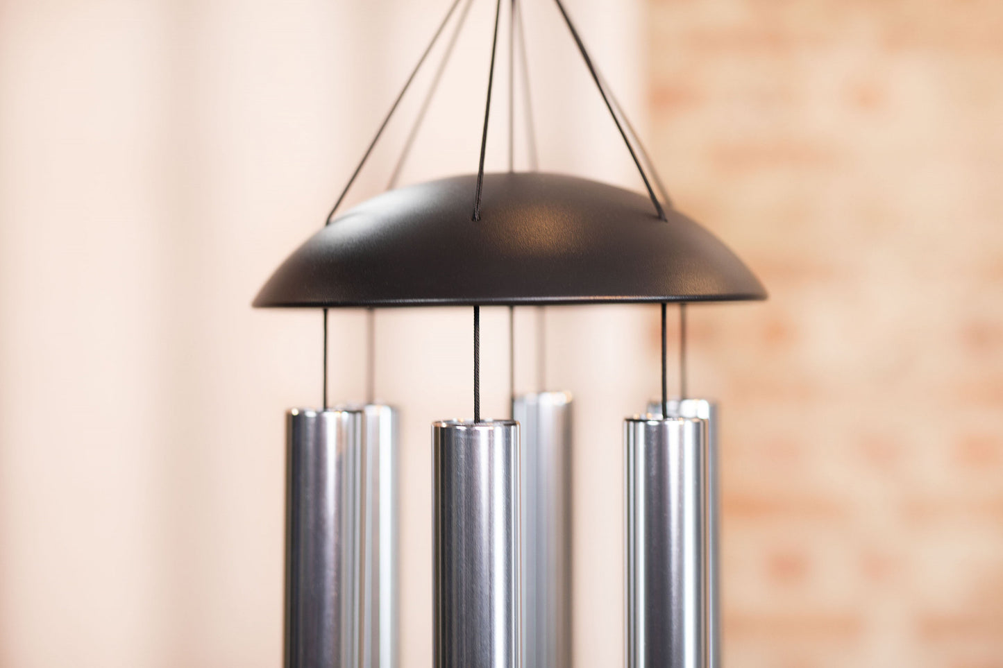 MEINL Sonic Energy Moon Meditation Chime 44"/110 cm - 432 Hz - Round Arch/Silver detail view 7 at Luna Panther