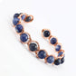 Copper & Sodalite Crystal Bracelet