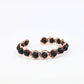 Copper & Lava stone Crystal Bracelet