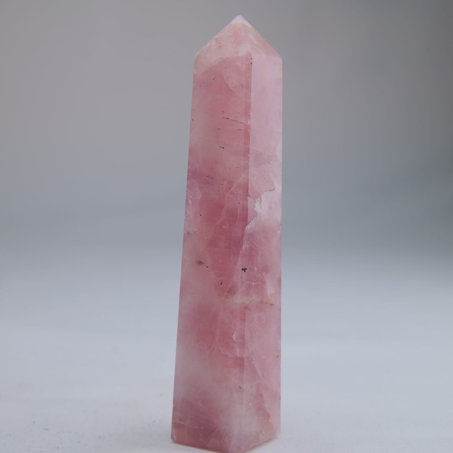 Rose Quartz Tower 81g back