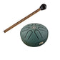 MEINL Sonic Energy Pocket Steel Tongue Drum 3", A Major/6 notes/440 Hz - Dark Green, Germ of Li detail view 2 at Luna Panther