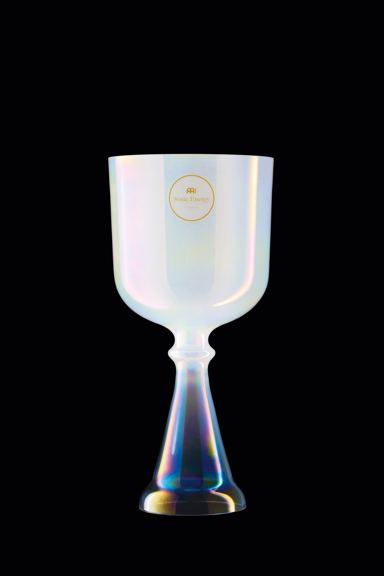 MEINL Sonic Energy Crystal Singing Chalice 5.5" - A4/Brow Chakra/440 Hz - Creamy detail view 4 at Luna Panther