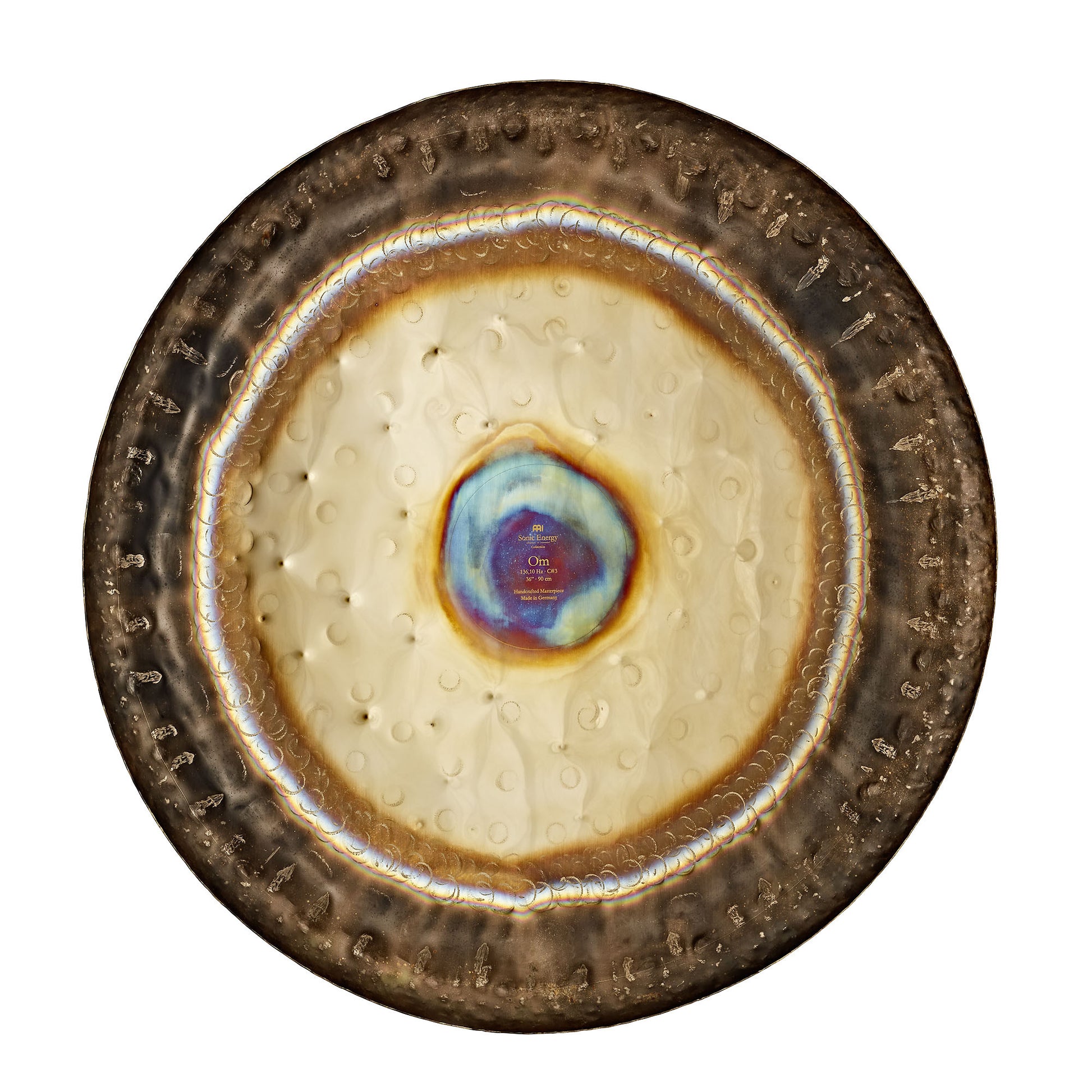 MEINL Sonic Energy Om Gong 36" - 136.10 Hz/C#2/Heart Chakra detail view 6 at Luna Panther