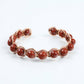 Copper & Red Jasper Crystal Bracelet