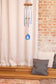 MEINL Sonic Energy Blue Agate Meditation Chime 29"/73 cm - 432 Hz - Silver detail view 2 at Luna Panther