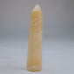Yellow Banded Calcite Point 52g back