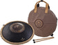 MEINL Sonic Energy Octave Steel Tongue Drum 16" - D Kurd/9 Notes/440 Hz - Lasered Floral Desig detail view 16 at Luna Panther
