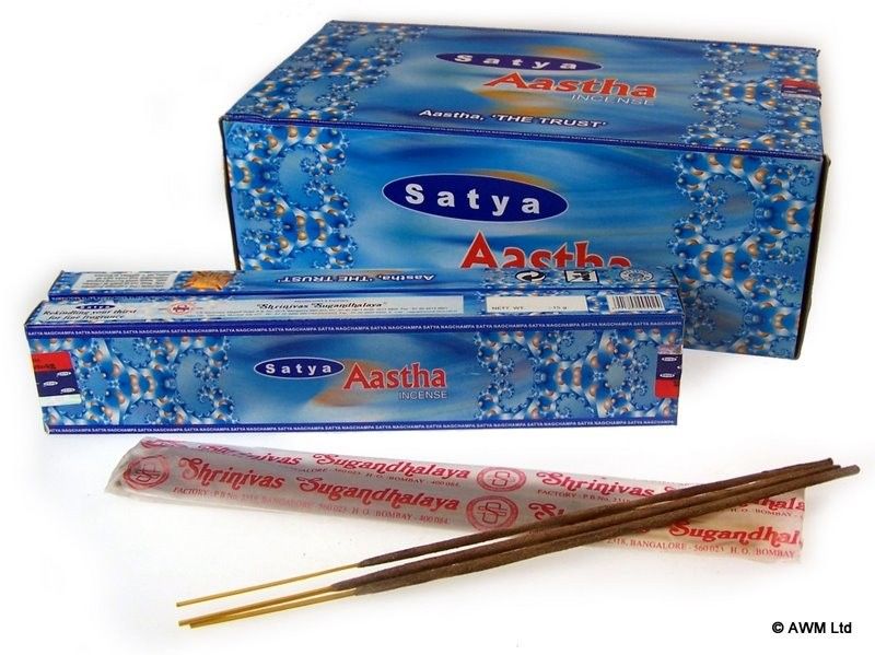 Polished Aastha Incense - 15g packs featuring natural patterning and unique variations - Luna Panther