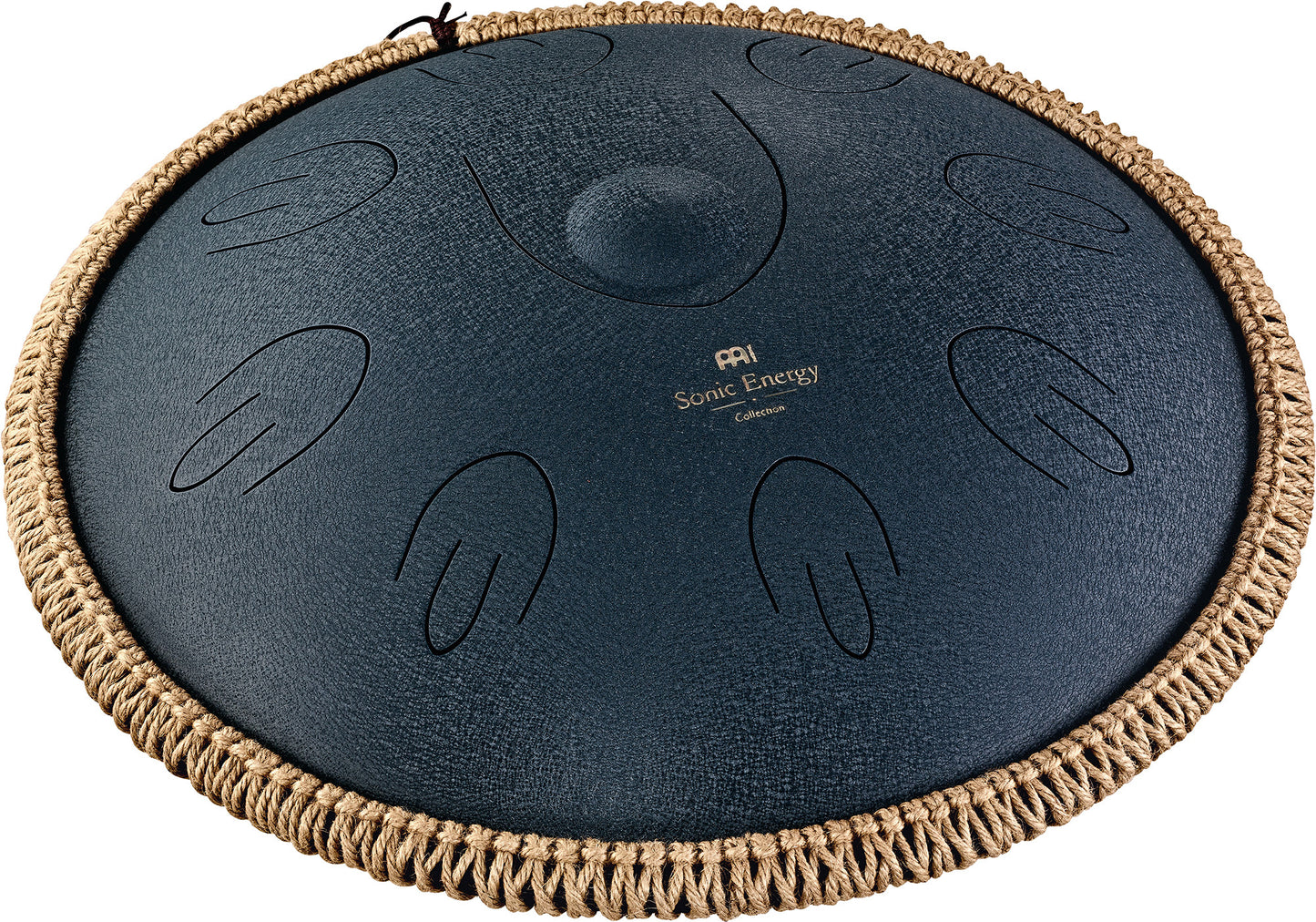 MEINL Sonic Energy Octave Steel Tongue Drum 16" - D Amara/9 Notes/440 Hz - Navy Blue at Luna Panther
