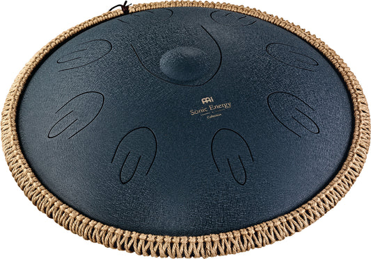 MEINL Sonic Energy Octave Steel Tongue Drum 16" - D Amara/9 Notes/440 Hz - Navy Blue at Luna Panther