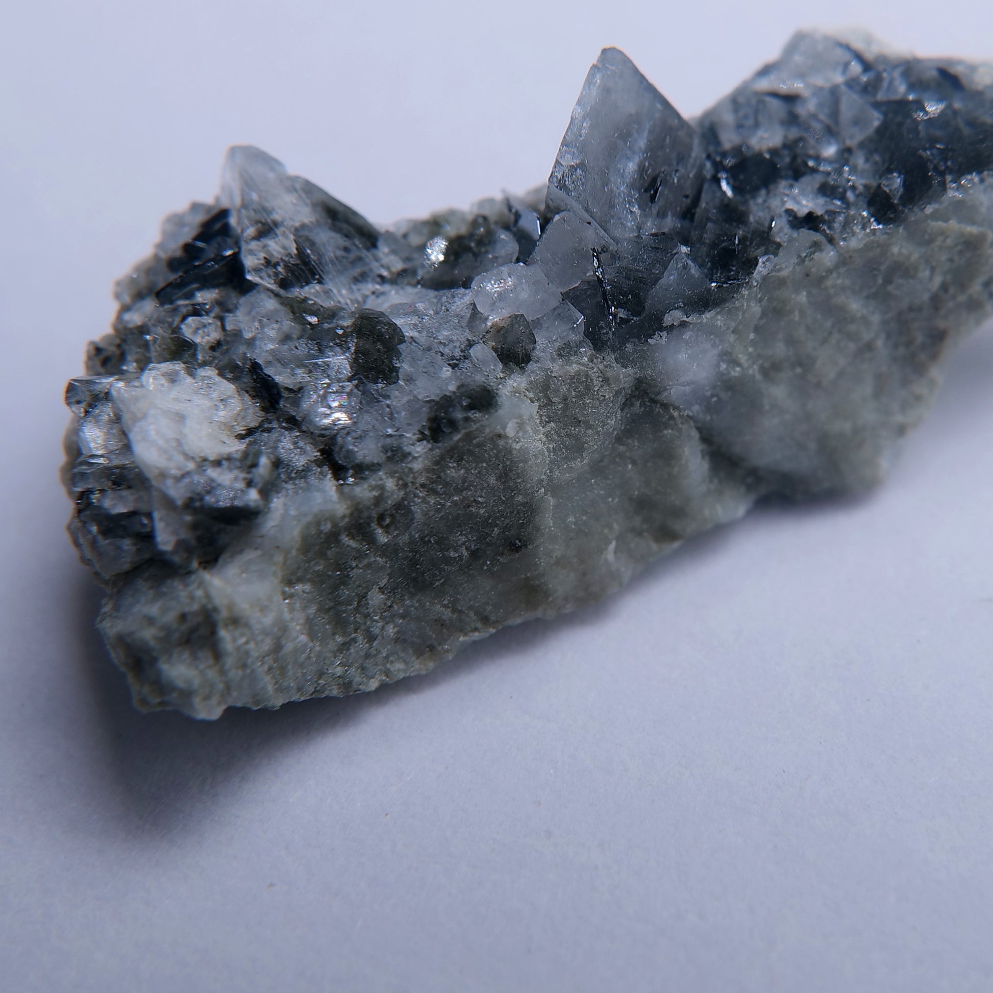 Adularia, Albite & Hematite from St Christophe en Oisans, Isere, France - Thumbnail