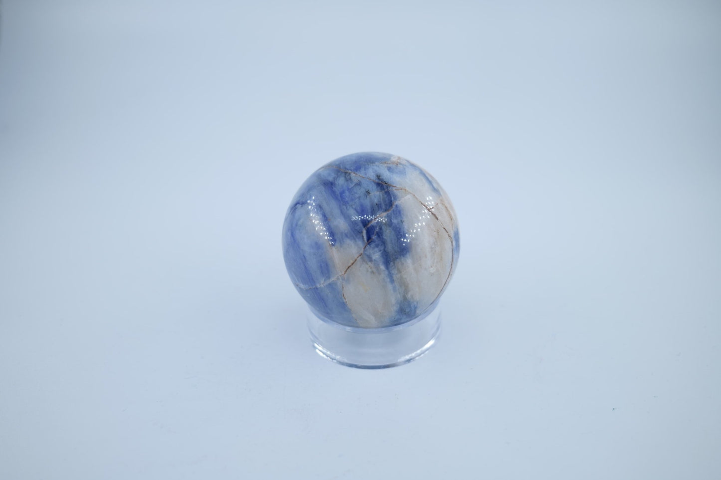 Polished Afghanite Sphere 248 grams featuring natural patterning and unique variations - Luna Panther