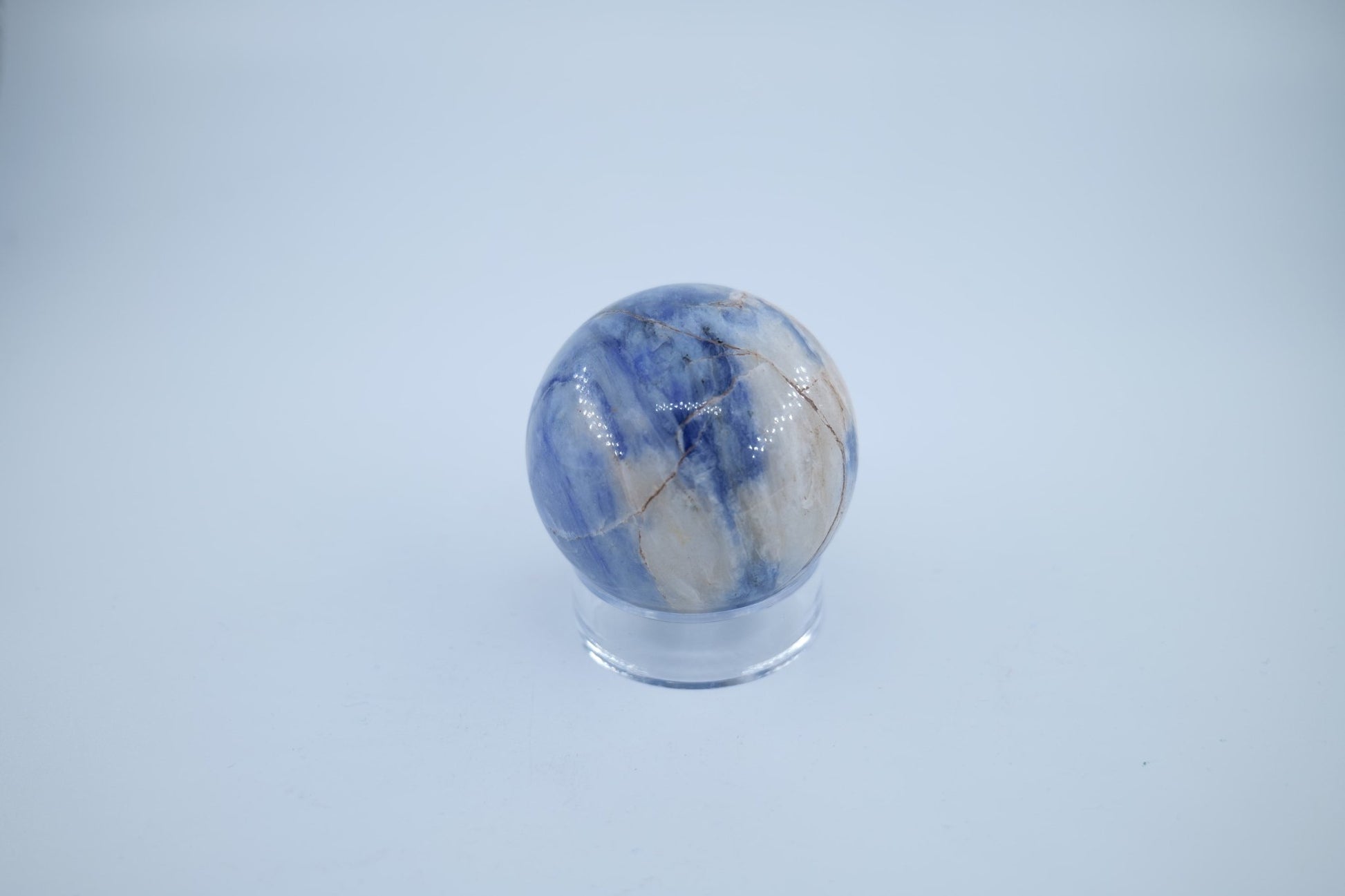 Polished Afghanite Sphere 248 grams featuring natural patterning and unique variations - Luna Panther
