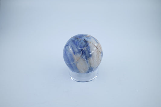 Polished Afghanite Sphere 248 grams featuring natural patterning and unique variations - Luna Panther