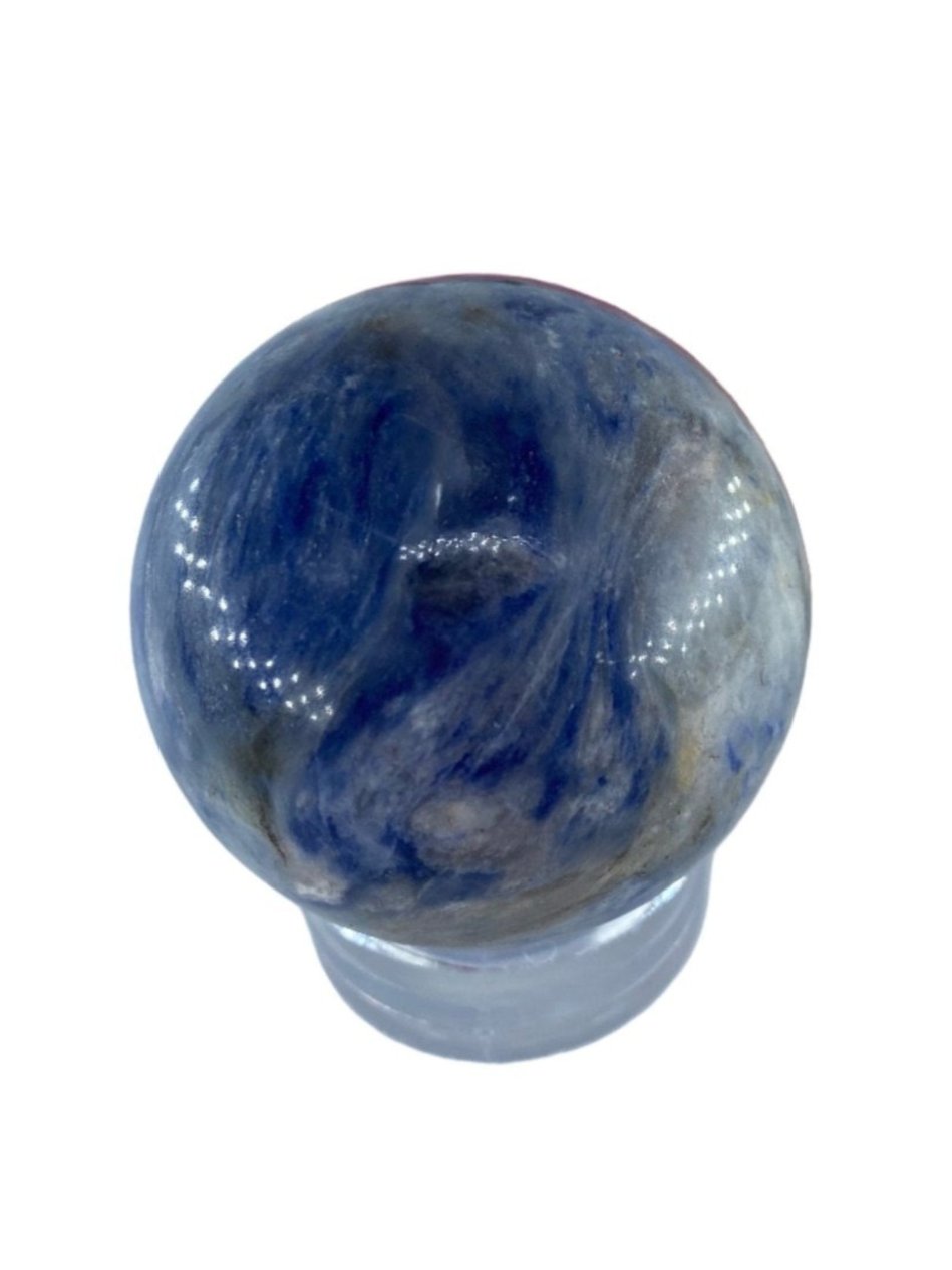 Polished Afghanite Sphere 325 grams featuring natural patterning and unique variations - Luna Panther