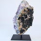 Agate Geode – Brazilian Amethyst on Stand - Luna Panther