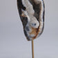 Agate Geode Druzy on Stand 184g - Luna Panther