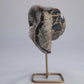 Agate Geode Druzy on Stand 184g - Luna Panther