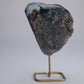 Agate Geode Druzy on Stand 221g - Luna Panther