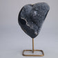 Agate Geode Druzy on Stand 221g - Luna Panther