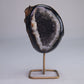 Agate Geode Druzy on Stand 237g - Luna Panther