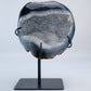 Agate Geode on Stand 1376g (Brazil) - Luna Panther