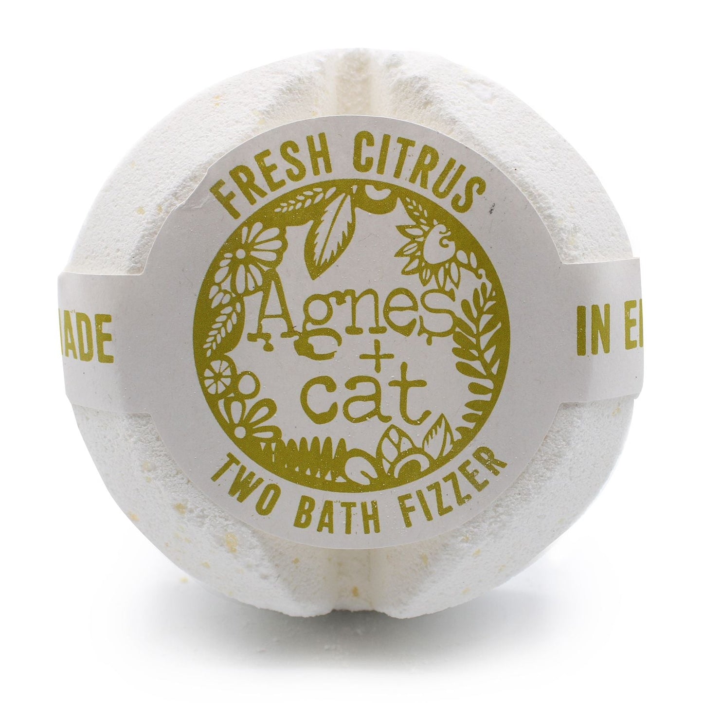 Agnes + Cat Bath Fizzer - Fresh Citrus - Luna Panther