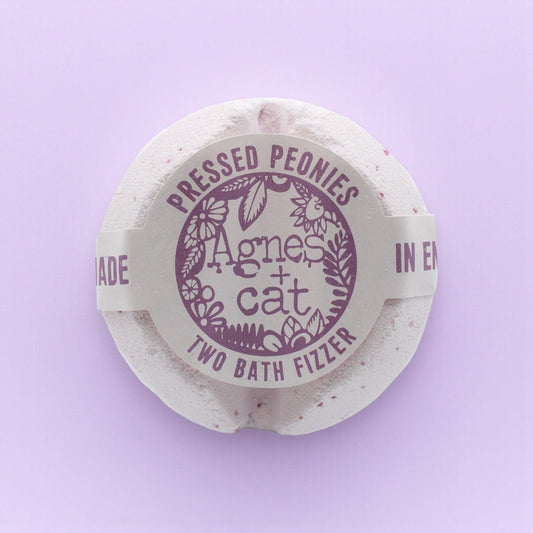 Agnes + Cat Bath Fizzer - Pressed Peonies - Luna Panther alternate view